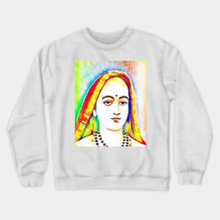 Adi Shankara Colourful Portrait | Adi Shankara Artwork 11 Crewneck Sweatshirt